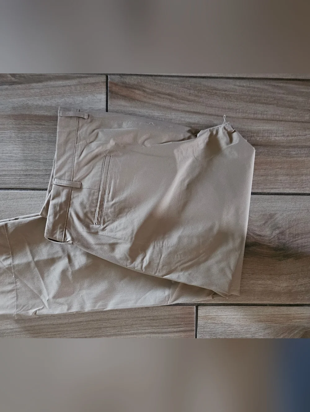 J.Crew Flex Slim Chino Pants Men’s 38x32 Khaki Beige Stretch Casual Flat Front.